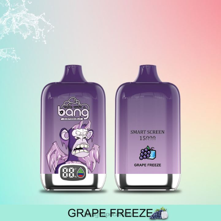 Bang Vape Digital Smart Screen 15000 puffs 25ml 86FDT211 Disposable vape gang canada