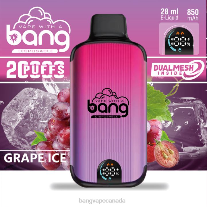 Bang Vape Digital Smart Screen 20000 puffs 86FDT23 Disposable Bang Vape toronto