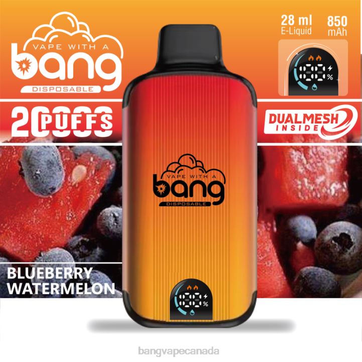 Bang Vape Digital Smart Screen 20000 puffs 86FDT23 Disposable Bang Vape toronto