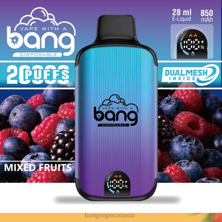 Bang Vape Digital Smart Screen 20000 puffs 86FDT23 Disposable Bang Vape toronto