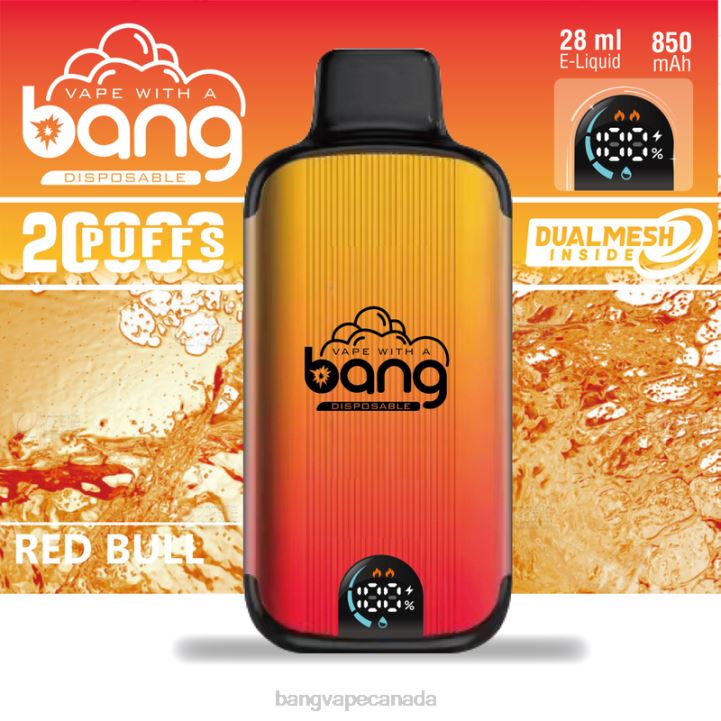 Bang Vape Digital Smart Screen 20000 puffs 86FDT23 Disposable Bang Vape toronto