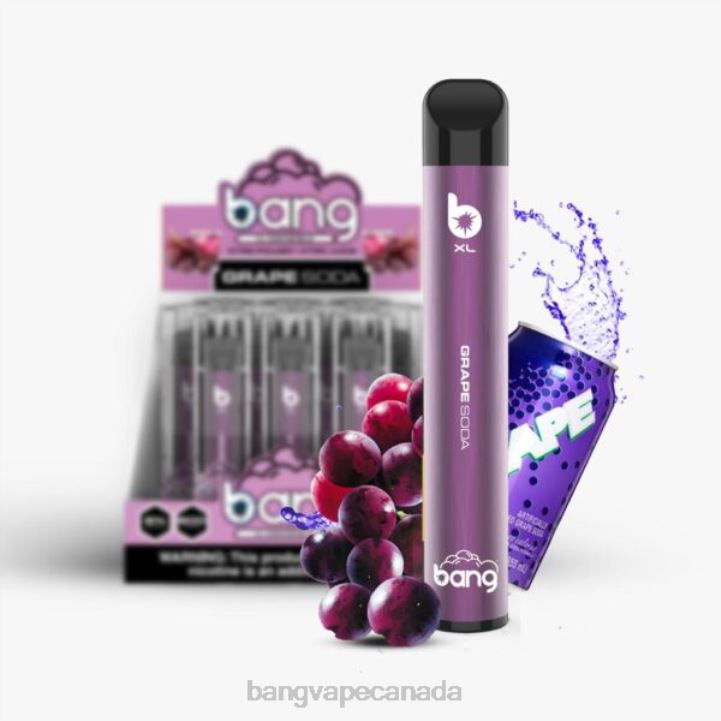 Bang Vape XL Disposable 86FDT229 Grape Soda vape gang flavors