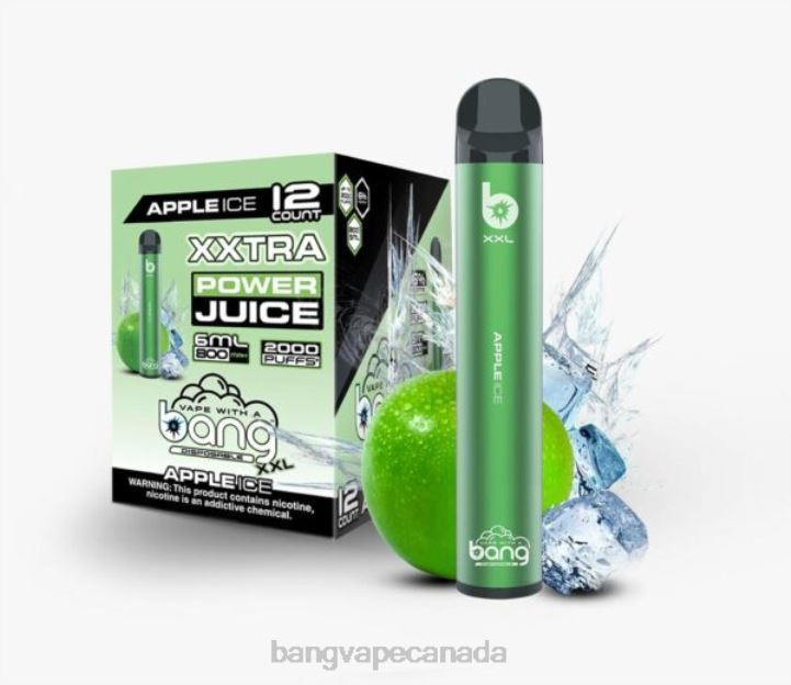 Bang Vape XXL 2000 puffs 86FDT212 Apple Ice vape gang ottawa