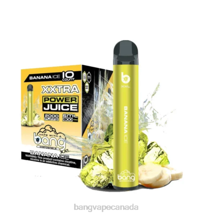 Bang Vape XXL 2000 puffs 86FDT213 Banana Ice Bang Vape toronto