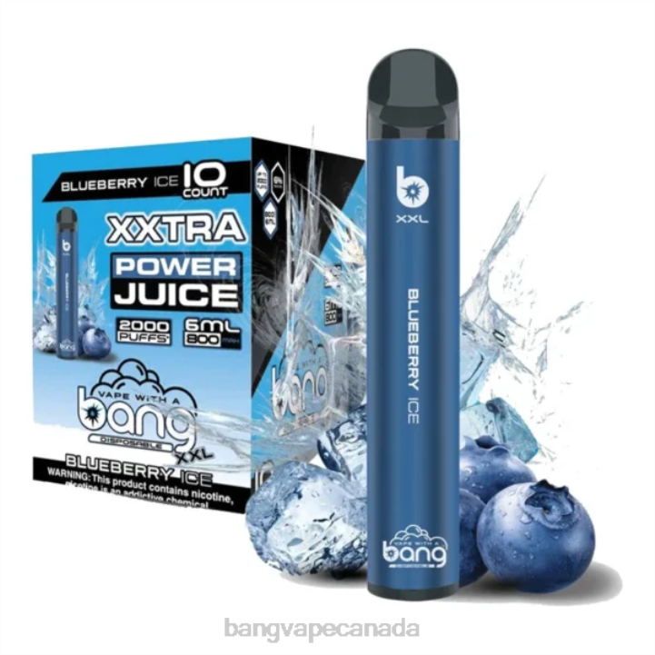 Bang Vape XXL 2000 puffs 86FDT214 Blueberry Ice Bang Vape canada