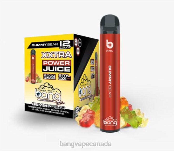 Bang Vape XXL 2000 puffs 86FDT217 Gummy Bear vape gang shop