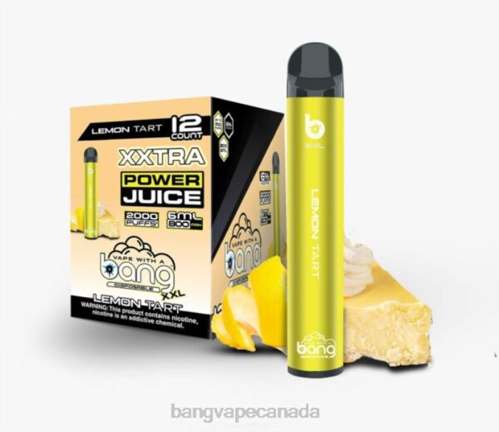 Bang Vape XXL 2000 puffs 86FDT219 Lemon Tart vape gang flavors