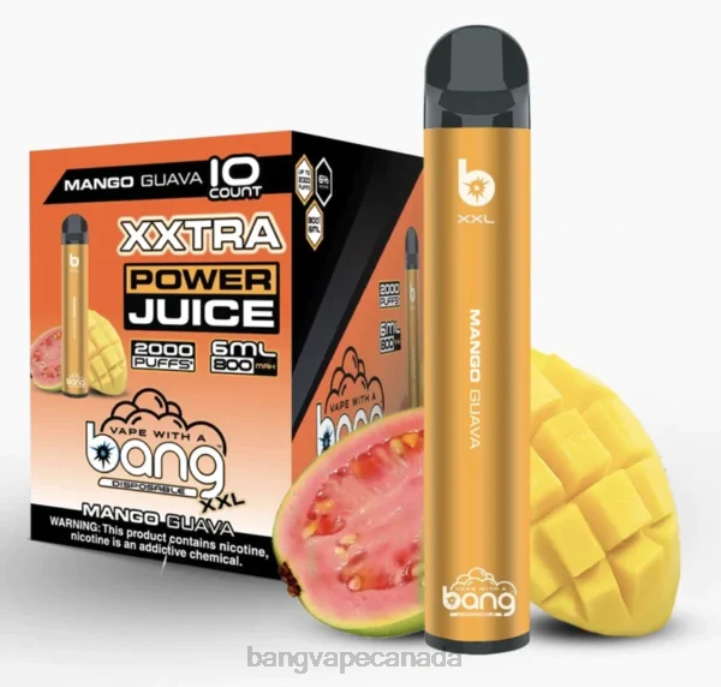 Bang Vape XXL 2000 puffs 86FDT220 Mango Guava Bang Vape disposable