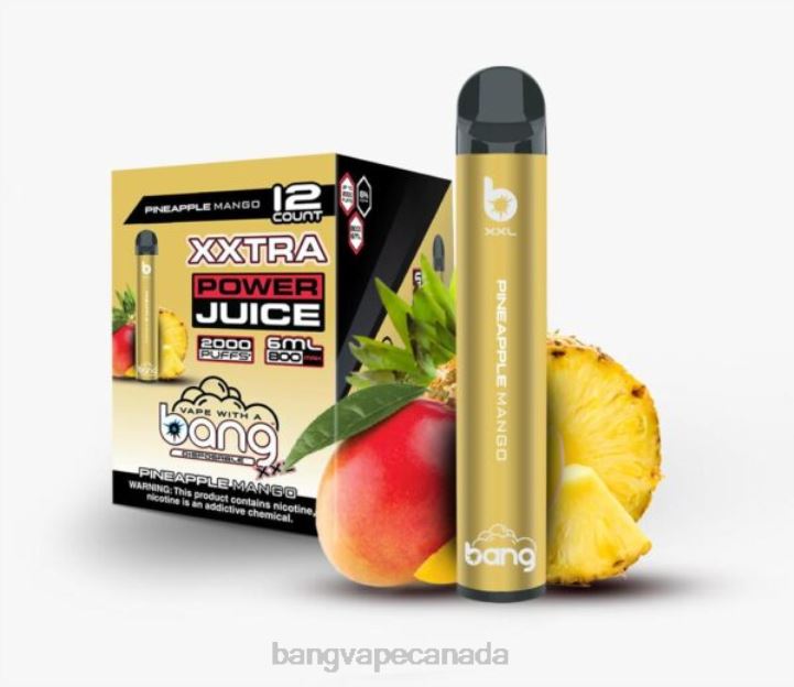 Bang Vape XXL 2000 puffs 86FDT221 Pineapple Mango vape gang canada